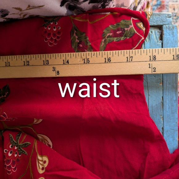 Farm Rio Berry Red Maxi Dress NWT - Picture 16 of 16